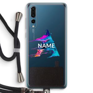 Abstract Spectrum: Huawei P20 Pro Transparant Hoesje met koord