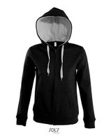 Sol’s L481 Contrast Hooded Zip Jacket Soul Women