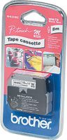 Brother Labelling Tape - 12mm, Black/White, Blister labelprinter-tape M - thumbnail