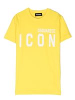 DSQUARED2 KIDS t-shirt Icon imprimé - Jaune - thumbnail