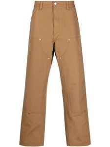 Carhartt WIP pantalon à coupe droite - Marron