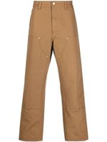 Carhartt WIP pantalon à coupe droite - Marron - thumbnail