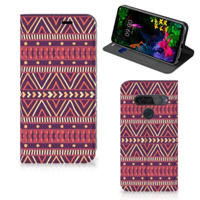 LG G8s Thinq | Hoesje met Magneet | Aztec Paars