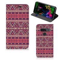 LG G8s Thinq | Hoesje met Magneet | Aztec Paars