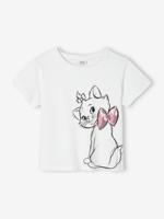 T-shirt DISNEY® Marie de Aristocats wit