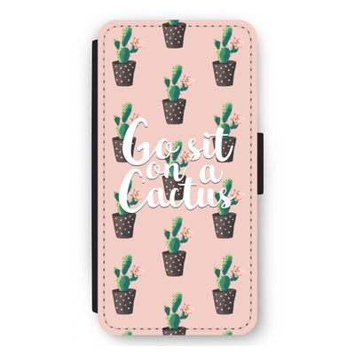 Cactus quote: iPhone 12 Pro Max Flip Hoesje