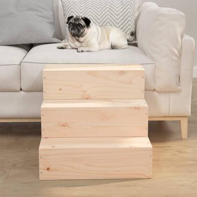 VidaXL Huisdierentrap 40x37,5x35 cm massief grenenhout