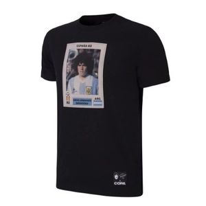 COPA Football - Maradona Argentinië Sticker T-Shirt - Zwart