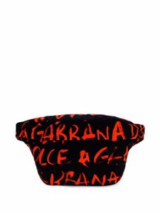 Dolce & Gabbana set de plage à logo imprimé - Noir
