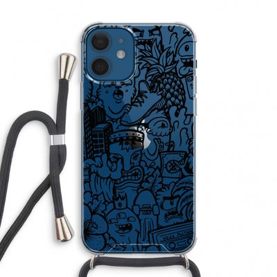 Vexx Black Mixtape: iPhone 12 mini Transparant Hoesje met koord