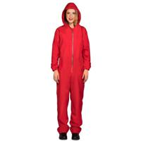 Verkleed overall gevangene Papel - rood - voor volwassenen - gevangenis outfit - thumbnail