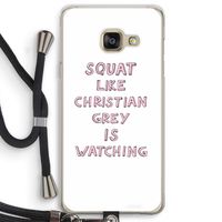 Christian Grey: Samsung Galaxy A3 (2016) Transparant Hoesje met koord