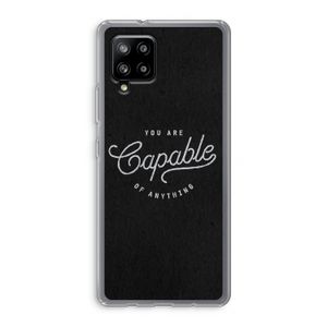 Capable: Samsung Galaxy A42 5G Transparant Hoesje