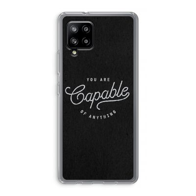 Capable: Samsung Galaxy A42 5G Transparant Hoesje