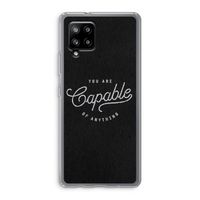Capable: Samsung Galaxy A42 5G Transparant Hoesje