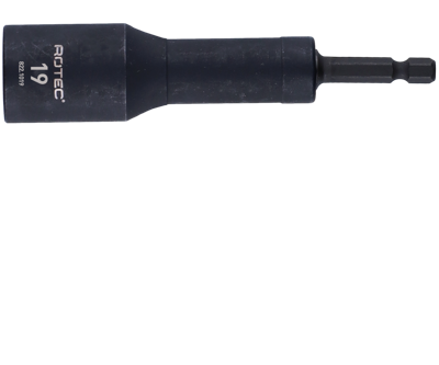 Rotec Hoekdopsleutel Flexibel | 15 | E6,3 Bitopname | SW | 19x115 mm - 822.1019