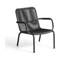 Kave Home Salis loungestoel Grafiet