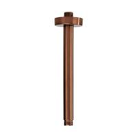 Douchearm Blue Label Brondby | 20 cm | Plafond montage | Messing | Rond | Geborsteld brons