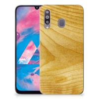 Samsung Galaxy M30 | Bumper Hoesje | Licht Hout Samsung Galaxy M30 | Bumper Hoesje | Licht Hout