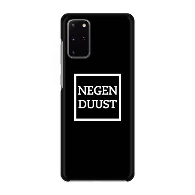 Negenduust black: Volledig geprint Samsung Galaxy S20 Plus Hoesje