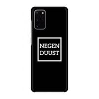 Negenduust black: Volledig geprint Samsung Galaxy S20 Plus Hoesje
