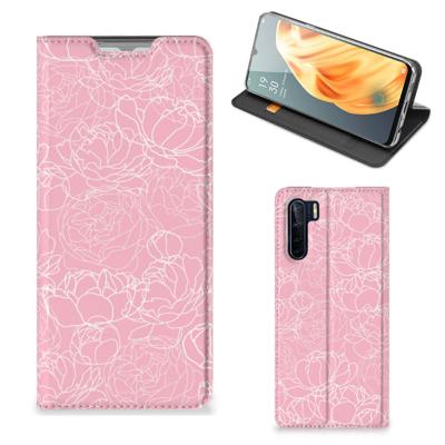 OPPO Reno3 | A91 Smart Cover White Flowers