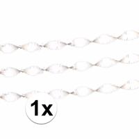 1x crepe papier slingers/guirlande - 6 meter - multi-kleur