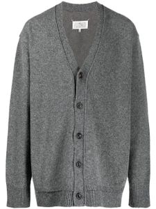 Maison Margiela cardigan à col v - Gris