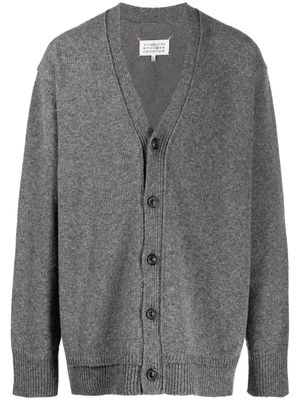 Maison Margiela cardigan à col v - Gris