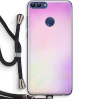 Flow mist pastel: Huawei P Smart (2018) Transparant Hoesje met koord