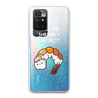 You're Shrimply The Best: Xiaomi Redmi 10 Transparant Hoesje