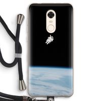 Alone in Space: Xiaomi Redmi 5 Transparant Hoesje met koord