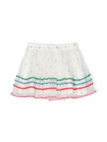 Stella McCartney Kids jupe en tulle à imprimé cœur - Blanc - thumbnail