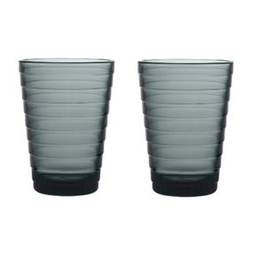 IITTALA - Aino Aalto - Glas 0,33l Dark Grey set/2