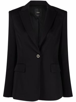 PINKO blazer cintré à simple boutonnage - Noir