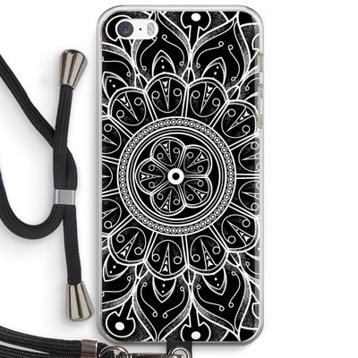 Roses Are Red: iPhone 5 / 5S / SE Transparant Hoesje met koord