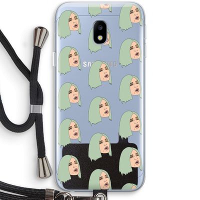 King Kylie: Samsung Galaxy J3 (2017) Transparant Hoesje met koord