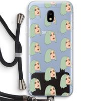 King Kylie: Samsung Galaxy J3 (2017) Transparant Hoesje met koord