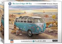 The Love & Hope VW Bus - Greg Giordano Puzzel 1000 Stukjes