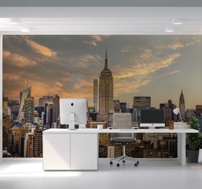 New York skyline Bedrijfs fotobehang