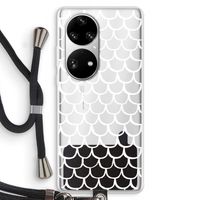 Dakpannetjes: Huawei P50 Pro Transparant Hoesje met koord