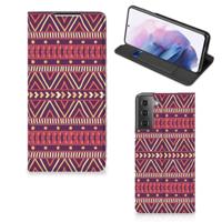Samsung Galaxy S21 Plus | Hoesje met Magneet | Aztec Paars