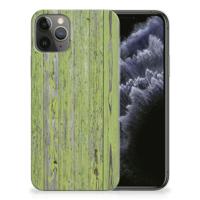 Apple iPhone 11 Pro | Bumper Hoesje | Green Wood
