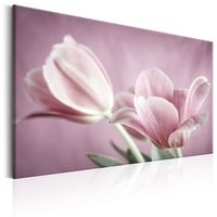 Schilderij - Romantische Tulpen - thumbnail