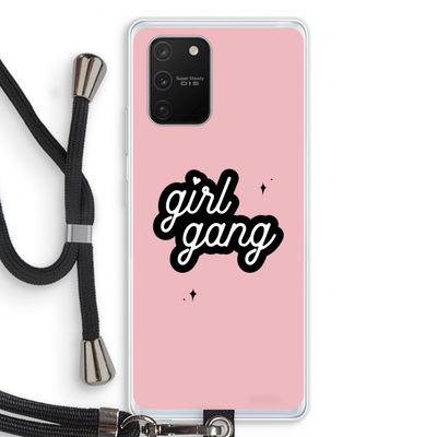 Girl Gang: Samsung Galaxy S10 Lite Transparant Hoesje met koord