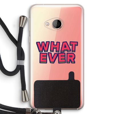 Whatever: HTC U Play Transparant Hoesje met koord