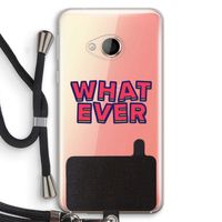 Whatever: HTC U Play Transparant Hoesje met koord
