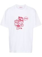 Charles Jeffrey Loverboy t-shirt en coton à logo floqué - Blanc - thumbnail