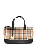 Burberry Pre-Owned sac cabas à motif Haymarket à carreaux (1990-2000) - Marron