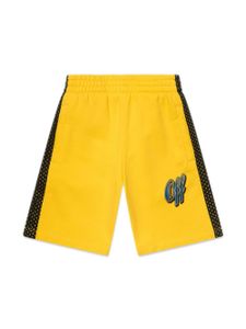 Off-White Kids short de sport Off-Print - Jaune